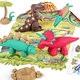 Набір полімерної глини Fimo Kids Діно 4 кольори по 42 грама Staedtler, 803407