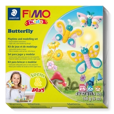 Набір полімерної глини Fimo Kids Метелик 4 кольори по 42 грама Staedtler, 803410