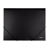 Папка А4 на гумках чорна Axent 1508-01-А, 36041