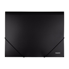 Папка А4 на гумках чорна Axent 1508-01-А, 36041