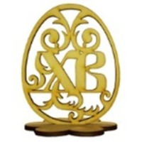Яйце на підставці, МДФ, висота 10 см, Атлас, М-2014, 907716