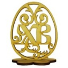 Яйце на підставці, МДФ, висота 10 см, Атлас, М-2014, 907716