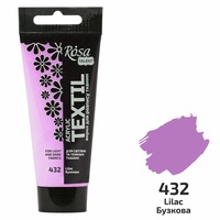 Фарба акрилова для розпису тканин бузкова 60 мл Rosa Talent, 263460432