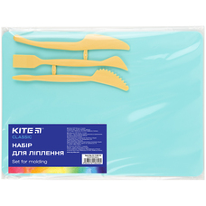 Дощечка для ліплення 18x25 см + 3 стеки мятний Classic K-1140-18 Kite, 67741