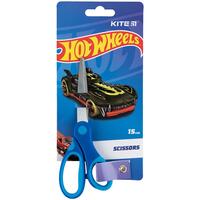 Ножиці 15 см з гумовими вставками Kite Hot Wheels HW24-126, 67432