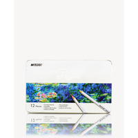 Олівці кольорові Marco Raffine 12 кольорів металевий пенал 7100-12TN, 245161