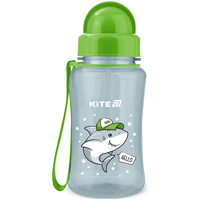 Пляшечка для води 350 мл з трубочкою Kite Shark K25-399-1, 70744