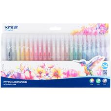 Набір акрилових ручок 24 кольори Kite Creative K-1296, 75762