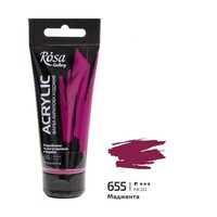 Фарба акрилова маджента 60 мл Rosa Gallery, 3241655