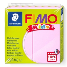 Полімерна глина Fimo Kids рожева світла 42 грама Staedtler, 803025