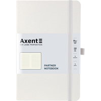 Книга записна А5 125х195 мм клітинка 96 аркушів біла Partner Axent 8201-21-A, 39764