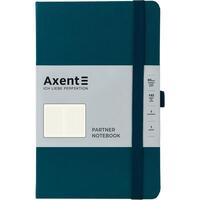 Книга записна А5 125х195 мм клітинка 96 аркушів малахіт Partner Axent 8201-31-A, 46731