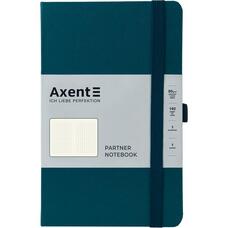 Книга записна А5 125х195 мм клітинка 96 аркушів малахіт Partner Axent 8201-31-A, 46731