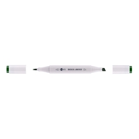 Скетч маркер двосторонній зелений темний Santi SM-45, 390586