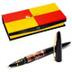 Ручка чорнильна чорний корпус в картонній коробці Picasso 988F, 943110