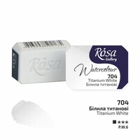 Фарба акварельна білила титанові кювета 2,5 мл Rosa Gallery, 343704