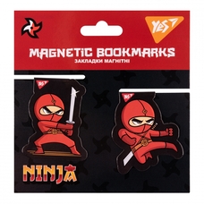 Закладки магнітні 2 шт YES Ninja, 707916