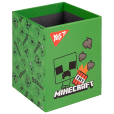 Стакан підставка квадратний картон Yes Minecraft, 708215