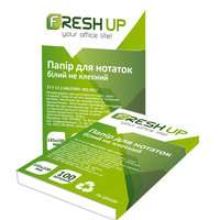 Блок паперу для записів білий не клеєний 145х100 мм 100 аркушів Fresh Up FR-145100, 100708