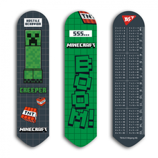Закладка пластикова 2D Minecraft Boom Yes, 708338