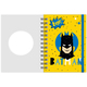 Блокнот А6 80 аркушів клітинка на спіралі Kite DC Comics DC23-229, 65041