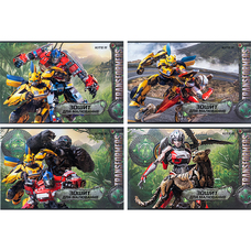 Альбом для малювання 24 аркуші скоба Kite Transformers TF24-242, 68227