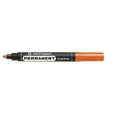 Маркер перманентний помаранчевий круглий Centropen 8566/06, 35437