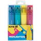 Набір маркерів текстових клиновидних 4 кольори Highlighter Creative Trendy Colors K24-11 Kite, 69692