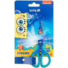 Ножиці 13 см з гумовими вставками і принтом на лезі Sponge Bob SB25-148 Kite, 69653