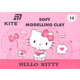 Пластилін восковий 12 кольорів 240 грам Hello Kitty Kite HK25-1086, 71271