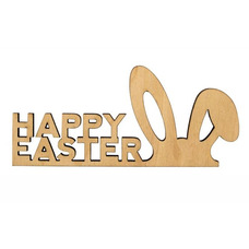 Набір заготовок написів для топера Happy Easter 10*4,5 см 5 штук, ROSA Talent, 2806061