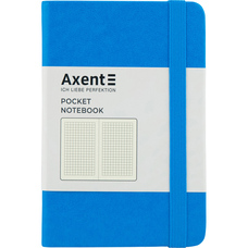 Книга записна А6 95х140 мм клітинка 96 аркушів блакитна Partner Axent 8301-07-A, 43131