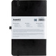 Книга записна А5 125х195 мм клітинка 96 аркушів чорна Partner Lux Axent 8202-01-A, 33015