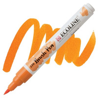 Пензель-ручка акварельна Royal Talens Ecoline Brushpen помаранчевий світлий (236), 11502360