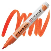 Пензель-ручка акварельна Royal Talens Ecoline Brushpen помаранчевий темний (237), 11502370