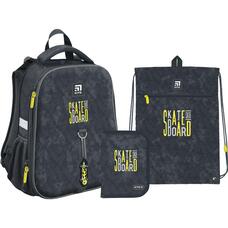 Рюкзак з наповненням пенал сумка для взуття Kite Skateboard SET_K22-531M-4, 61885