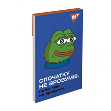 Блокнот  А7 Frog 48 аркушів клітинка YES, 151982