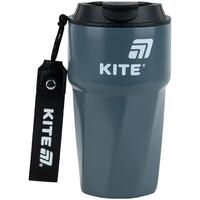 Термокружка 450 мл сіра Kite K25-1220-1, 70714