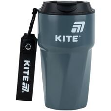 Термокружка 450 мл сіра Kite K25-1220-1, 70714