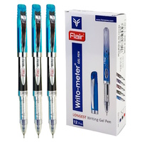 Ручка гелева синя Writo-meter Gel 747A Flair original, 507501