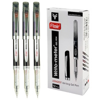 Ручка гелева чорна Writo-meter Gel 747A Flair original, 505323