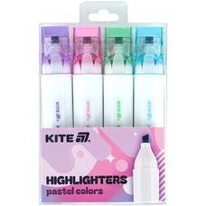 Набір маркерів текстових клиновидних 4 кольори Creative Pastel Colors K24-1145-4 Kite, 69693
