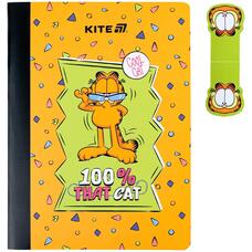 Блокнот А5 60 аркушів з магнітною закладкою Kite Garfield GF25-192, 71011