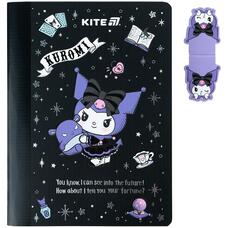 Блокнот А5 60 аркушів з магнітною закладкою Kite Kuromi HK25-192, 71009