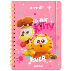 Щоденник-планер на спіралі тверда обкладинка Kite Garfield GF25-438, 71180