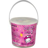 Крейда кольорова Jumbo 15 штук у відерці Kite Hello Kitty HK21-074, 47387