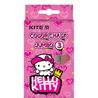 Крейда кольорова Jumbo Kite Hello Kitty 3 кольори HK21-077, 47376