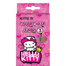 Крейда кольорова Jumbo Kite Hello Kitty 3 кольори HK21-077, 47376