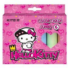 Крейда кольорова Jumbo Kite Hello Kitty 6 кольорів HK21-073, 47379