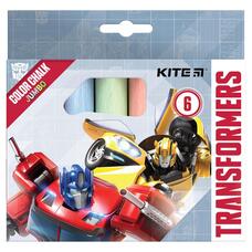 Крейда кольорова Jumbo Kite Transformers 6 кольорів TF21-073, 47380
